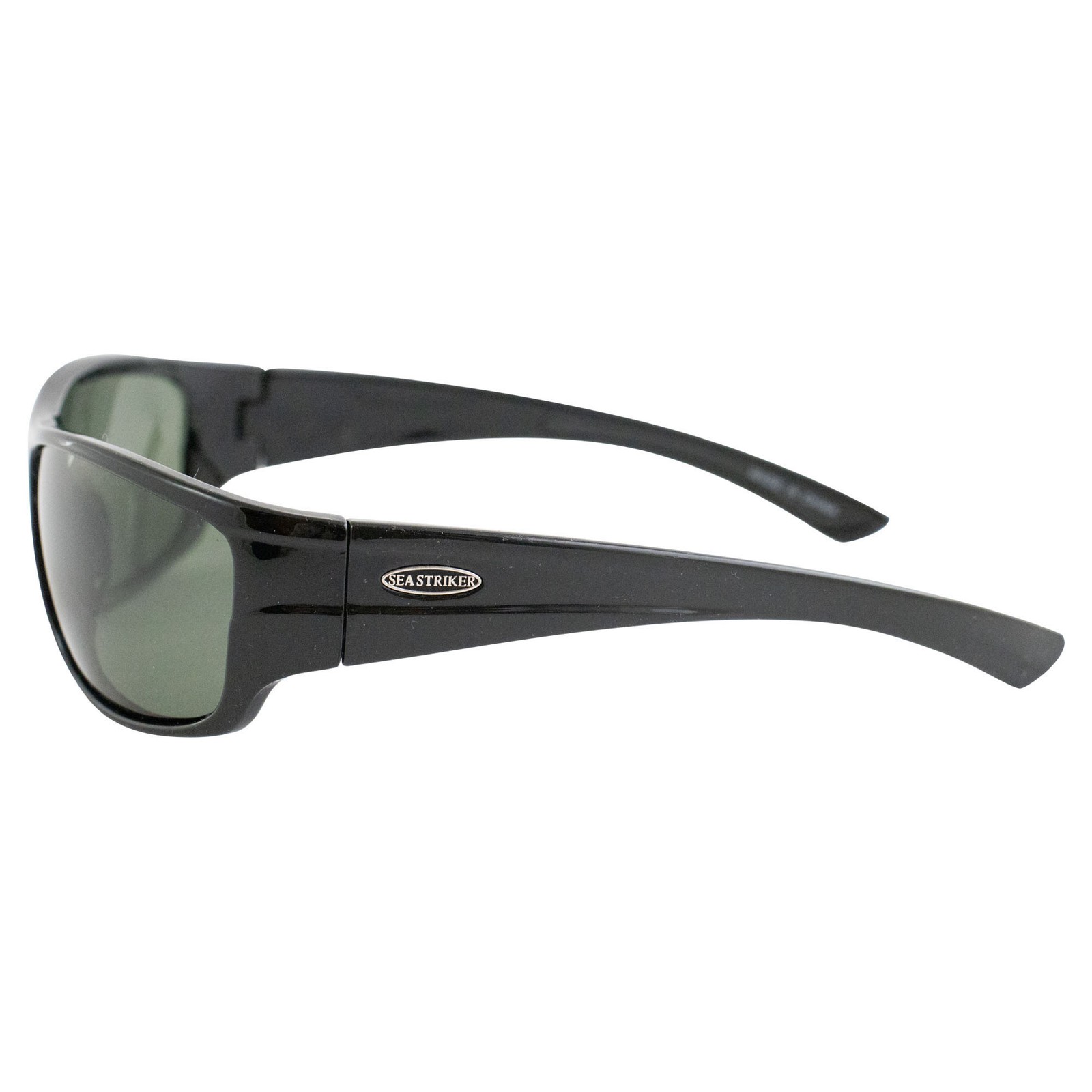 Sea Striker Bill Collector Polarized Sunglasses, Black Frame, Grey Mirror Lens,