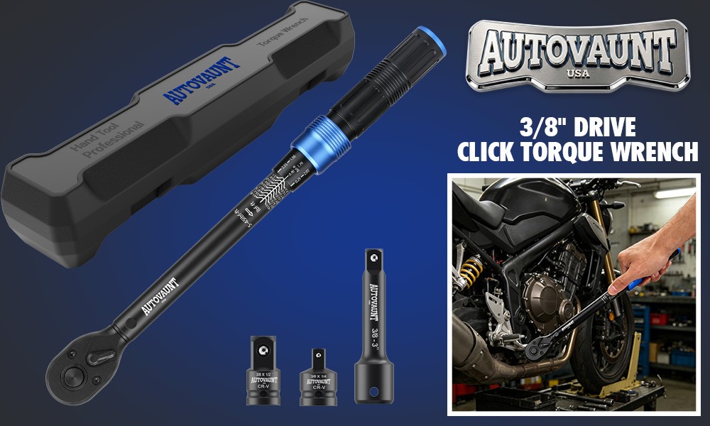 3/8″ Torque Wrench Snap Socket Professional Drive Click Ratcheting Father’s Day