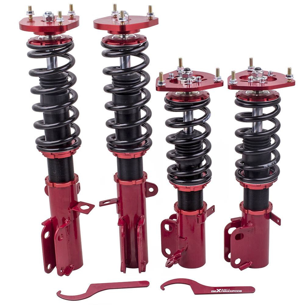 Maxpeedingrods Front & Rear Coilovers Lowering Kit For Toyota Corolla 1988-2002