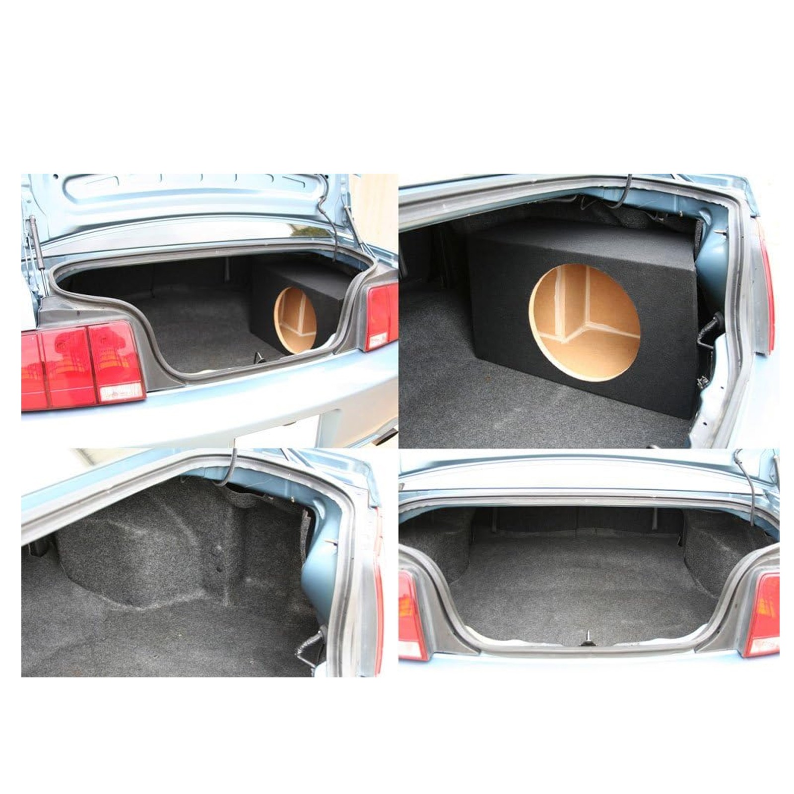 2005-2014 Ford Mustang Custom Stereo Single 12″ Sub Box Subwoofer Enclosure New