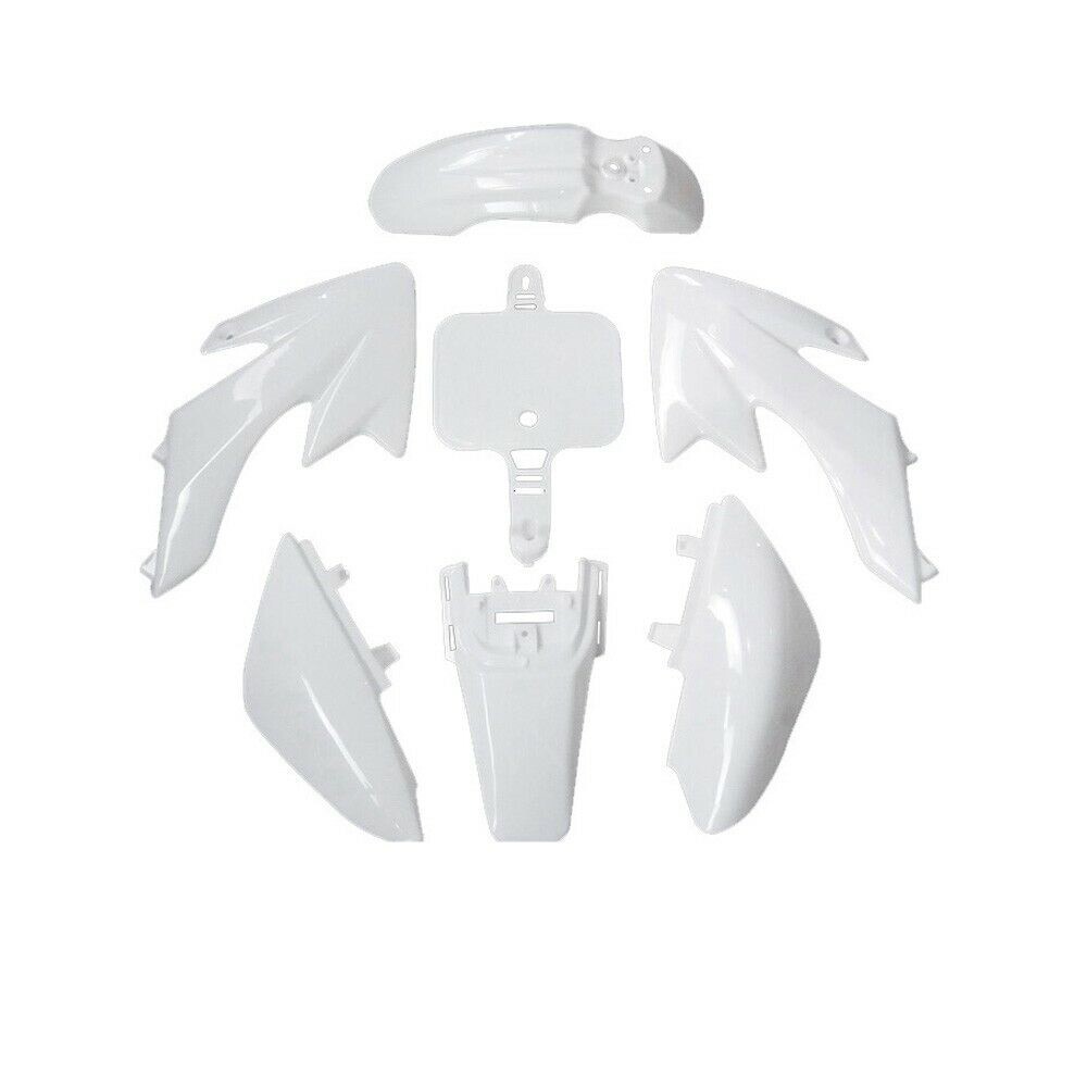 White Plastic Fender Kit for Honda XR50 CRF50 Pit bike Dirt Bike PS01