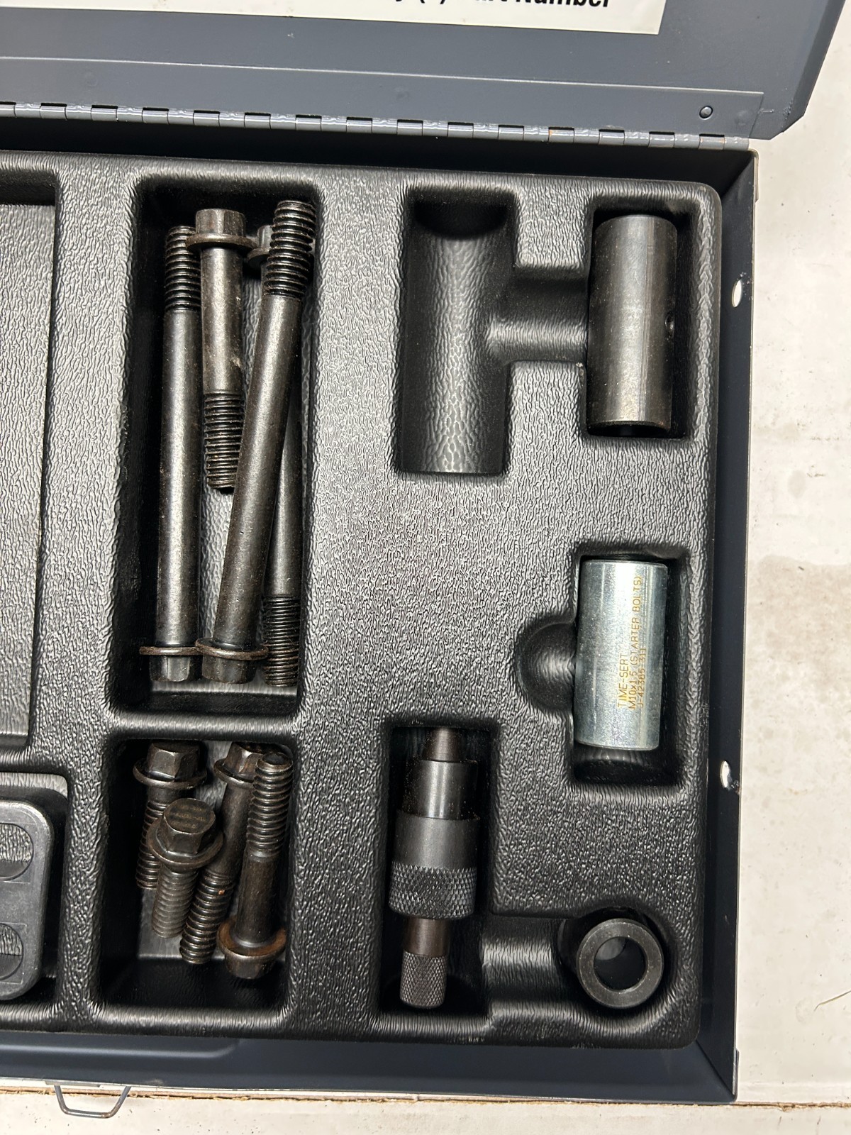 Kent Moore J-42385-300 Time Sert Thread Repair Kit (INCOMPLETE)