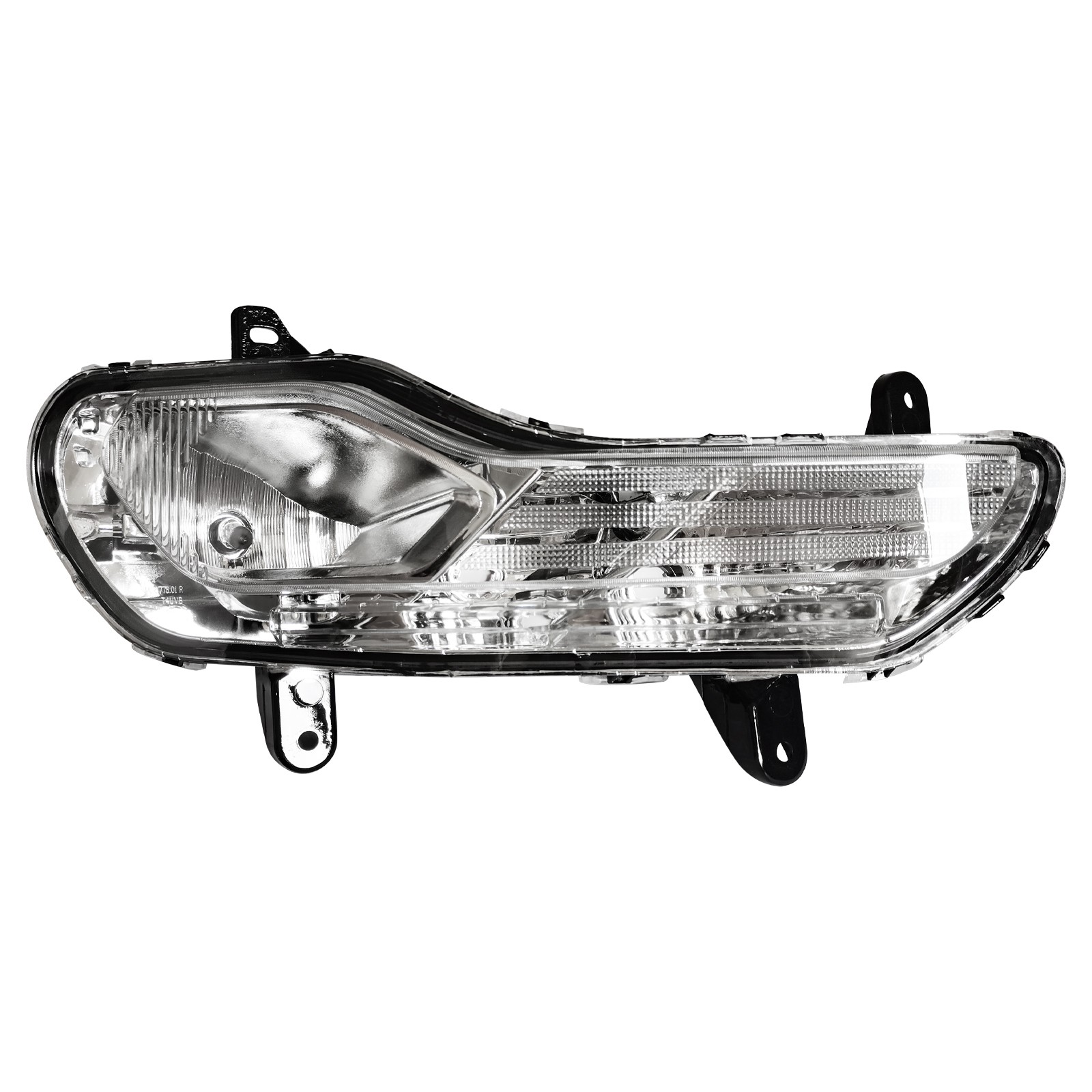 Left & Right Front Bumper Fog Lights Lamps w/Bulbs For 2013-2016 Ford Escape