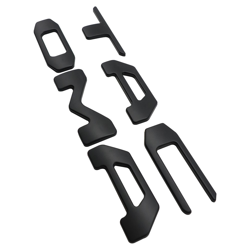 2024 2025 Tailgate Emblems For Tacoma Letter Accessories Matte Black 3D Thickend