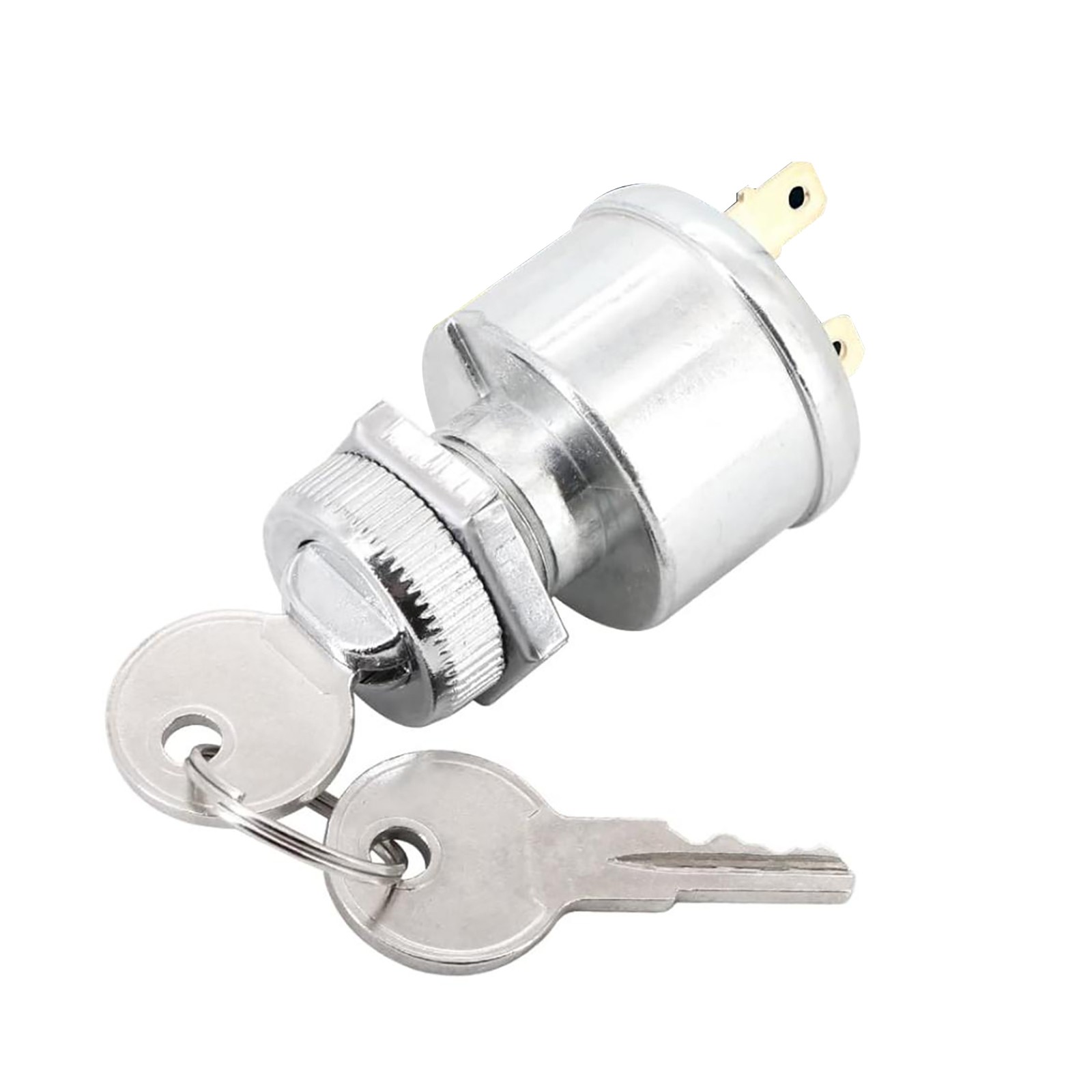 Metal+Plastic Ignition Switch 2-Terminal – Replacement for EZGO 1981+ Models