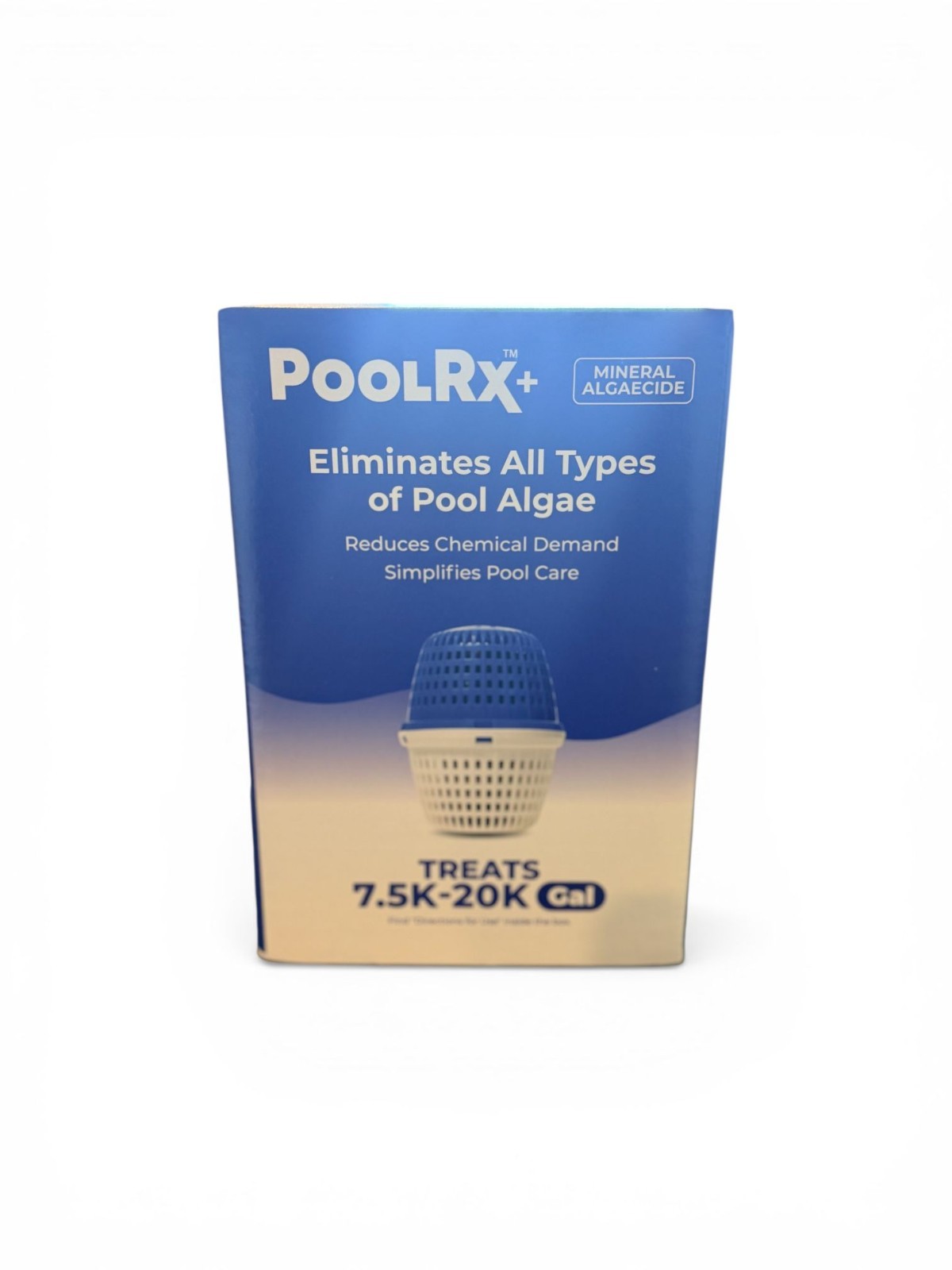 POOL RX+ 331001 Mineral Filter – Treats 7.5k-20k Gallons – 6 Months – Sealed