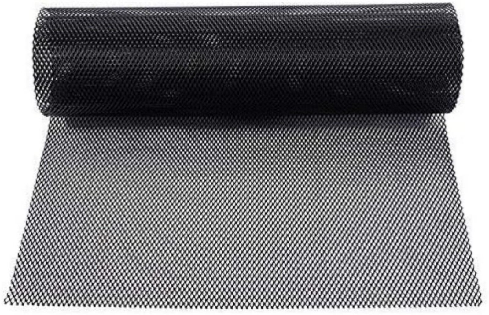 US Universal Car Grille Mesh 40″x13″ – Black Aluminum Rhombic Protection Sheet