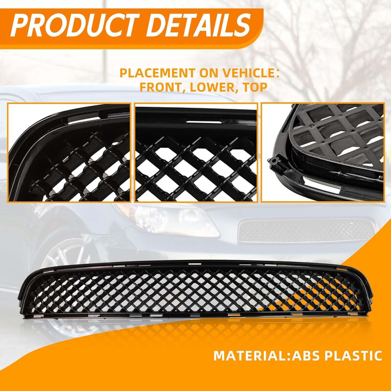 YLT AUTO Front Bumper Guard Grille Fit 2005-2010 for Scion Tc Smt10600…