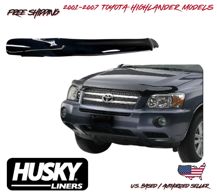 2001-2007 Toyota Highlander High Profile BugFlector II Hood Bug Shield Protector