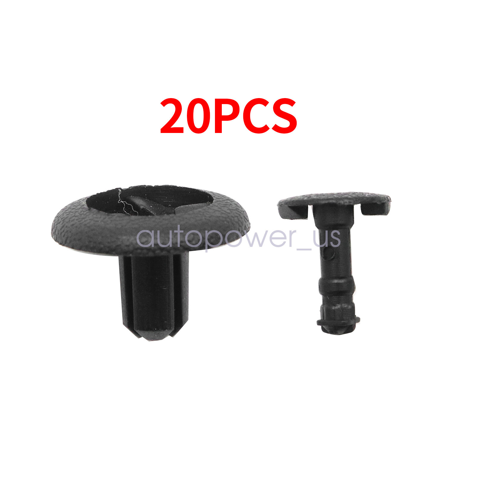 20Pcs Fender Liner Push-Type Retainer Clip 7mm For Subaru Impreza Legacy WRX BRZ