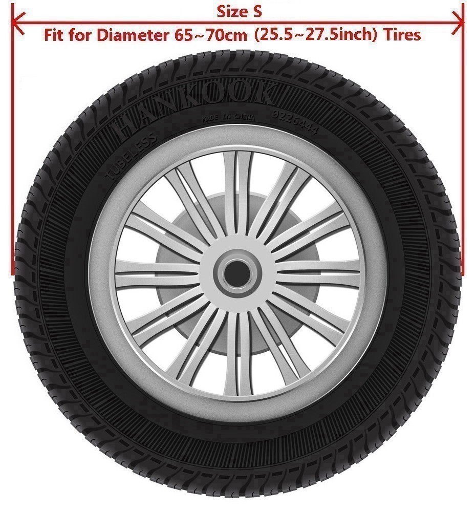 S 26-27CM 14IN For CRV R-V Honda Spare Tire Cover Back Wheel Bag Protector