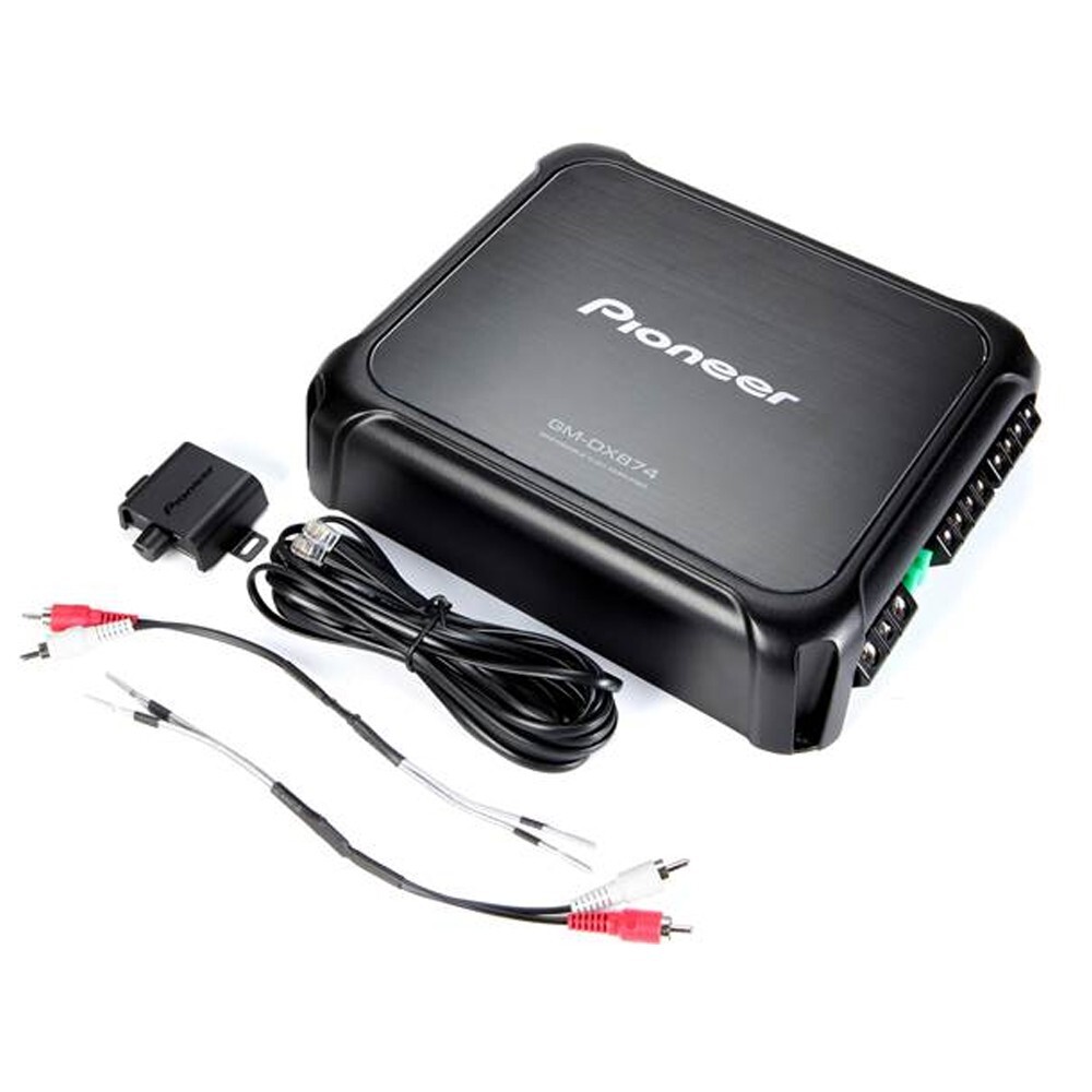 Pioneer GM-DX874 4 Channel Amplifier | 1200W Class D | Bridgeable w/ Bass Knob