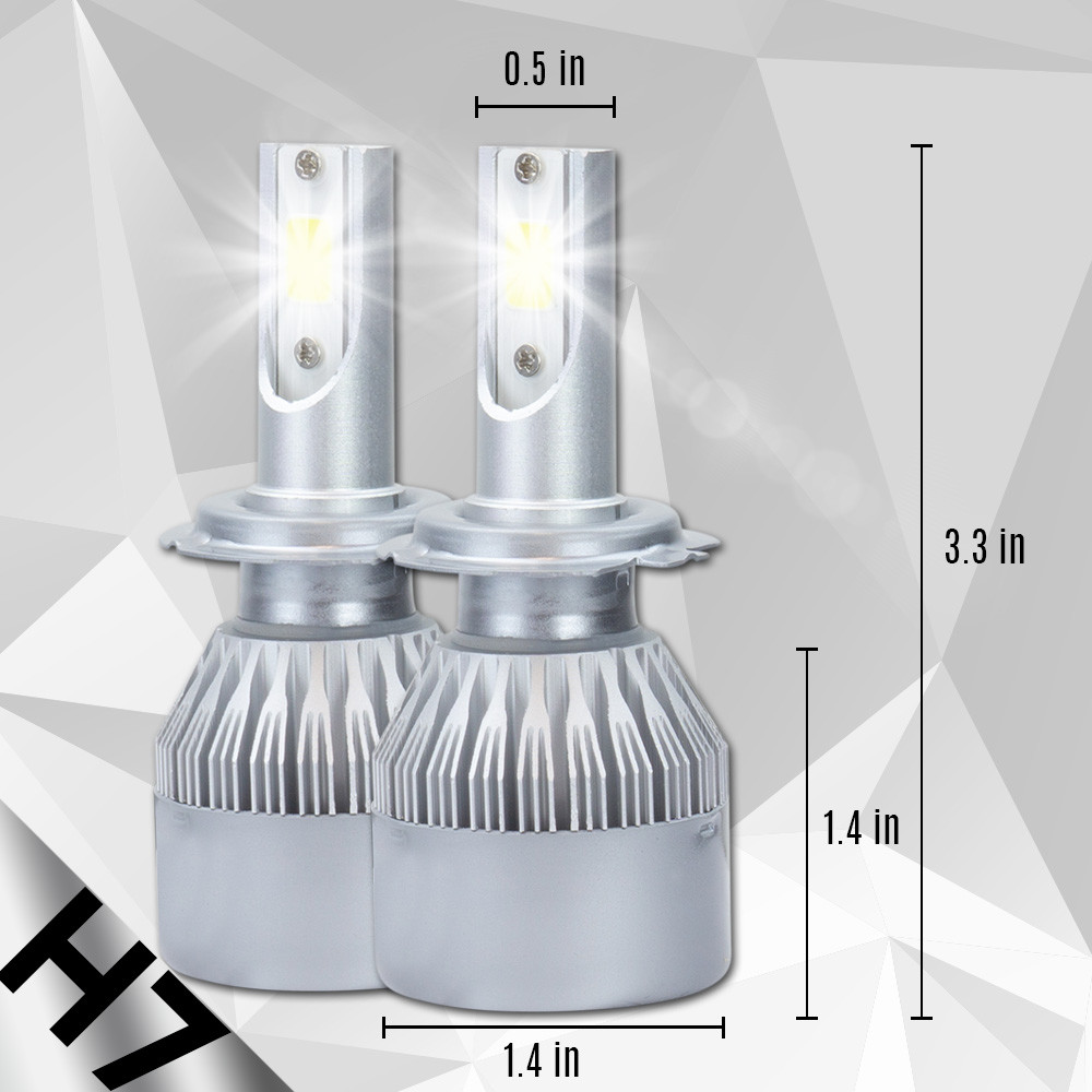 XENTEC LED HID Headlight Conversion kit H7 6000K for Volvo V40 1999-2004