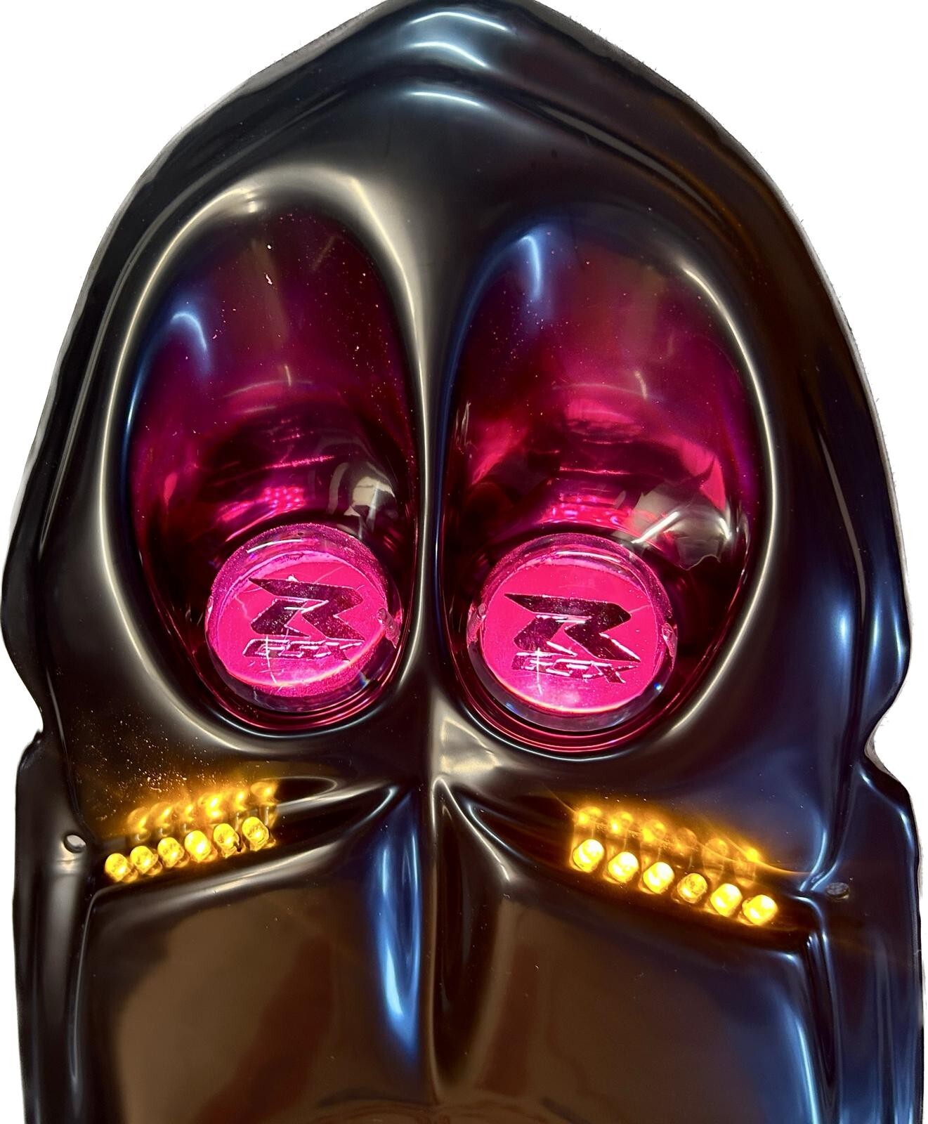 NOT PAINTED SUZUKI 00-03 GSXR UNDERTAIL-FLAT BLK ABS PLASTIC- 1 ROW LEDS – NEW