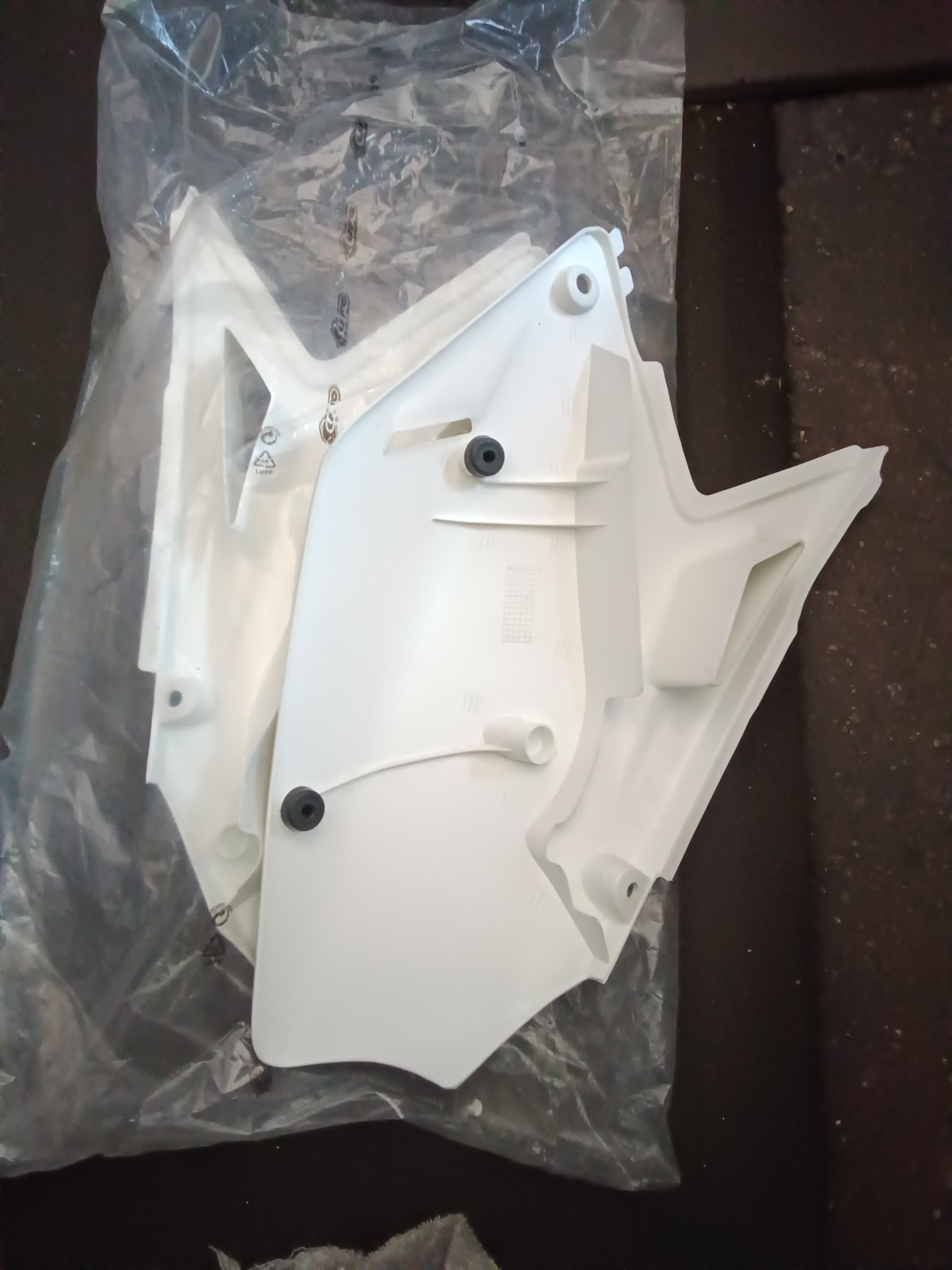 UFO Plastics, Suzuki RMZ250 Side Panels, 2007-2018, SU04902-041
