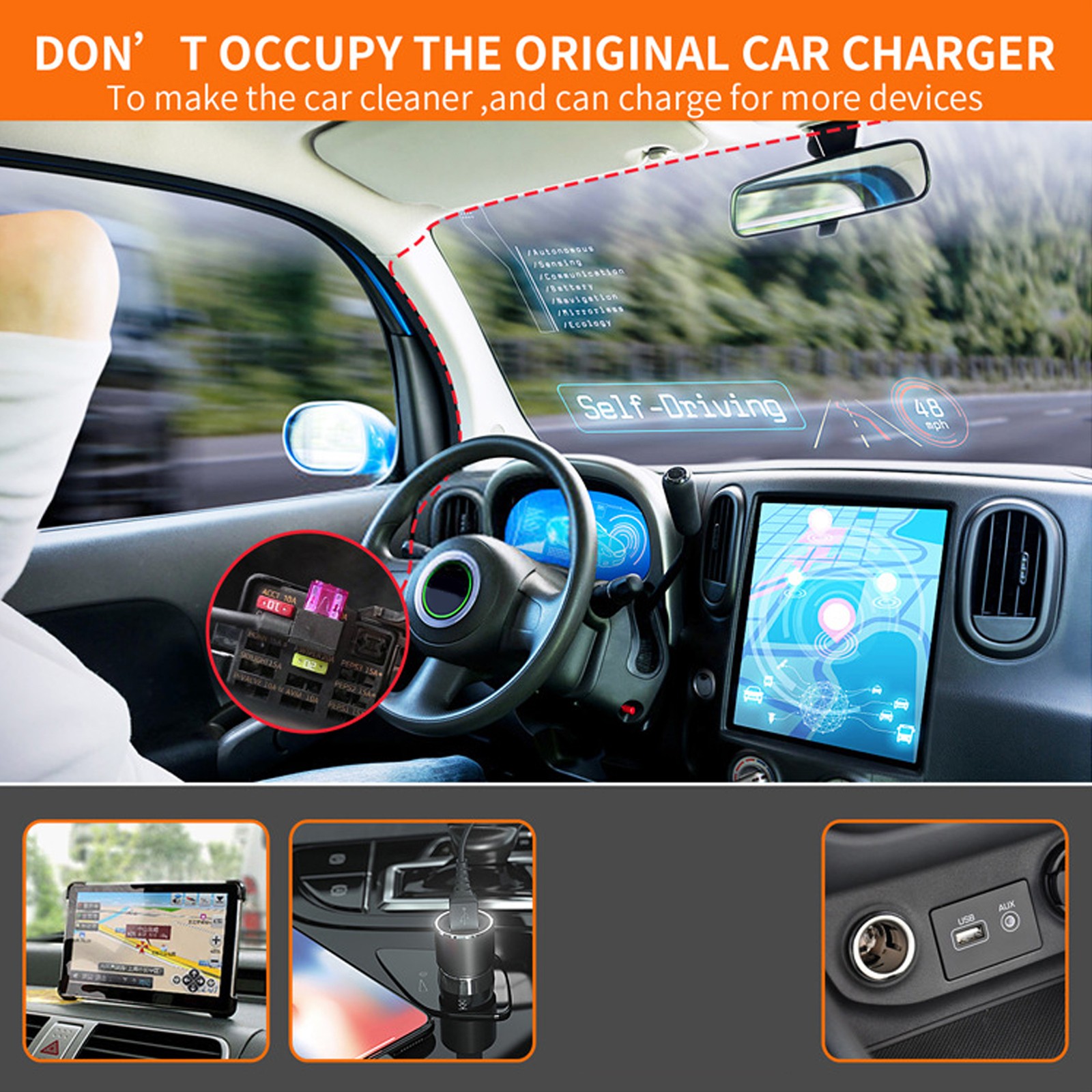 Type C Dash Cam Hard Wire Kit 12V‑30V To 5V Dash Camera Power Cord For GPS P SU2