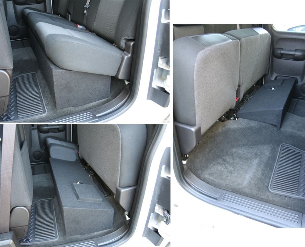 2007-2013 Gmc Sierra 2500Hd Extended Cab Truck Custom Single 10″ Sub Box New