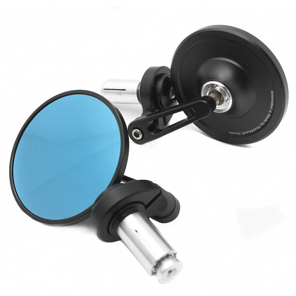 Round Rearview Side Mirrors For Speed Triple R RS Speed Triple 1050 S 1200 RS