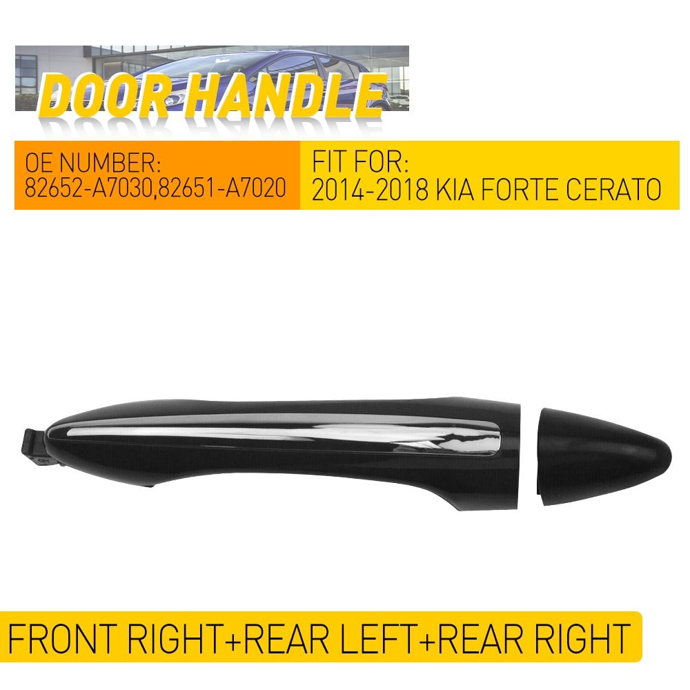 Front Right/Rear Left/Rear Right Door Exterior Handle For Kia Forte Forte5 14-18