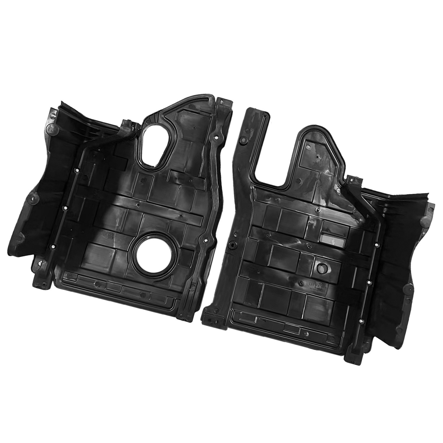 Pair Under Engine Splash Shield Right & Left For 2.4L Sonata 11-14 Optima 11-15