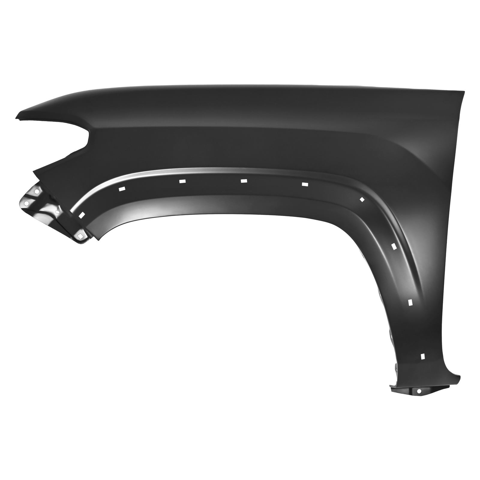 For Toyota Tacoma 2016-2023 Primed Black Front Left Side Fender W/ Molding Holes