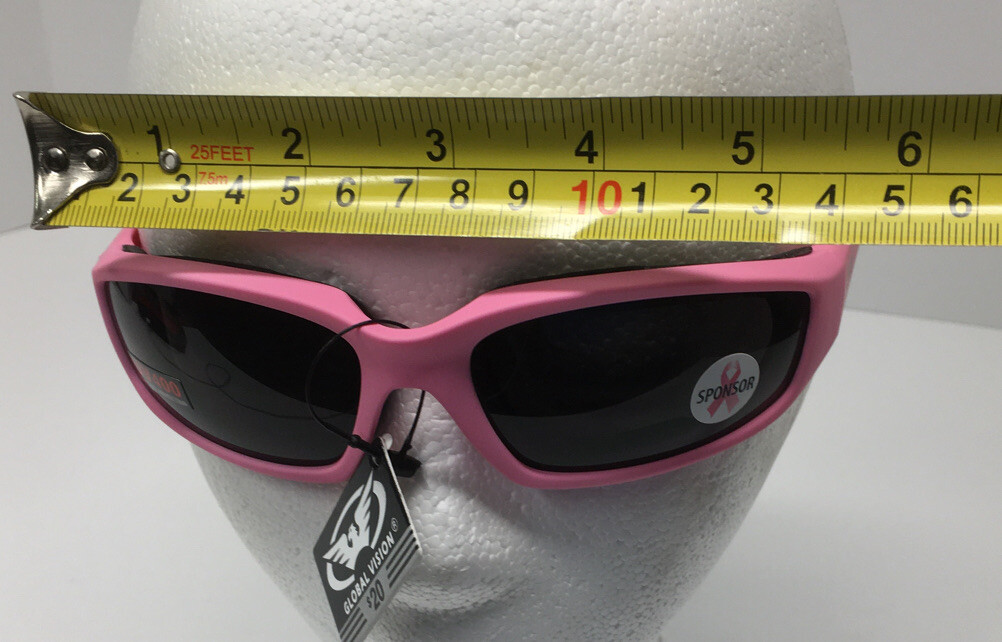 Global Vision Foam Padded Wrap Style “fight Back” SoftTouch Frames UV400 Pink