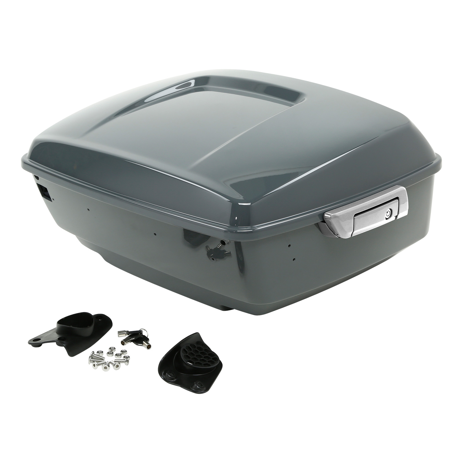 King Trunk Fit For Harley Touring Street Glide 14-24 Gunship Gray