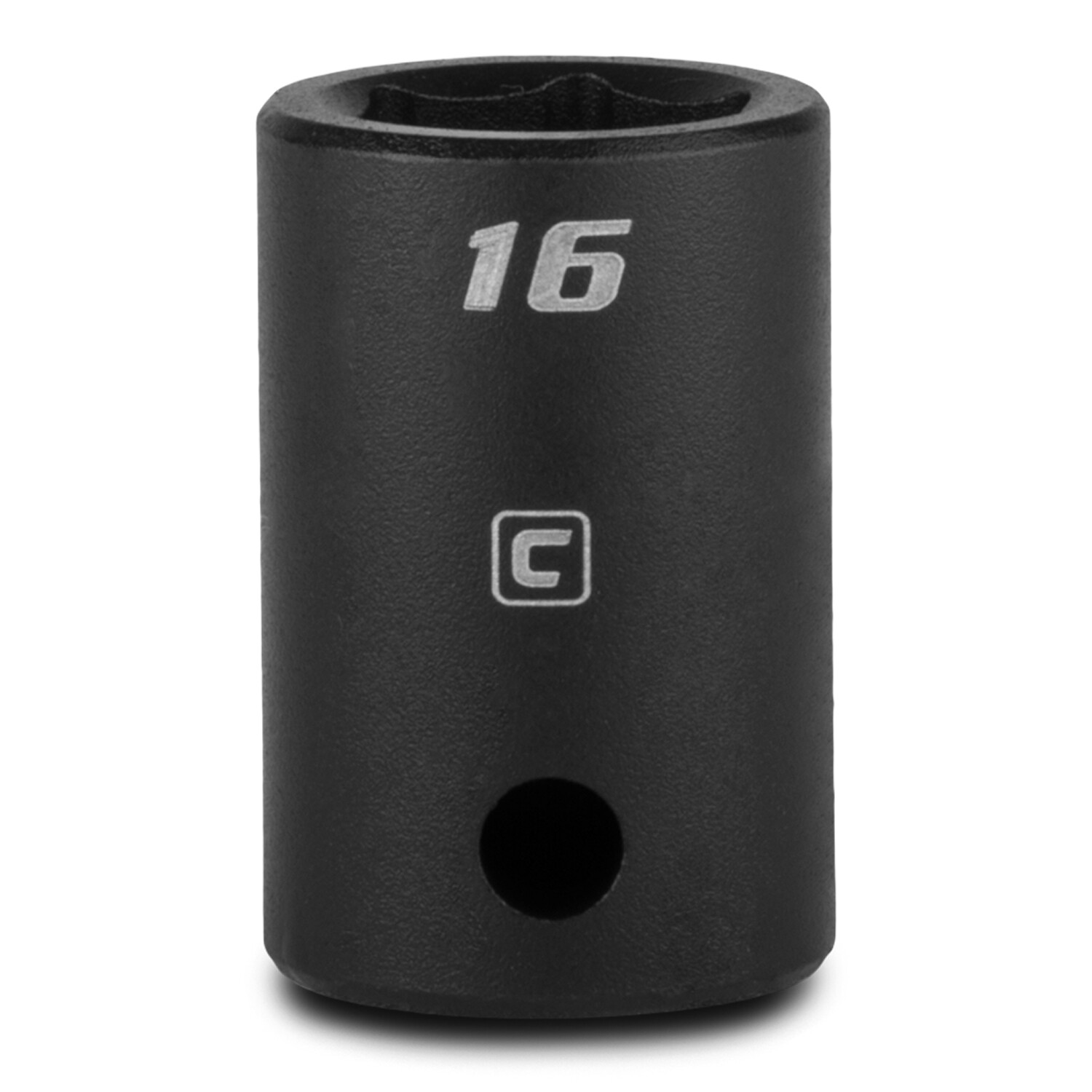 Capri Tools Shallow Impact Socket, 1/2 in. Drive, 6-Point, Metric 10 to 27 mm