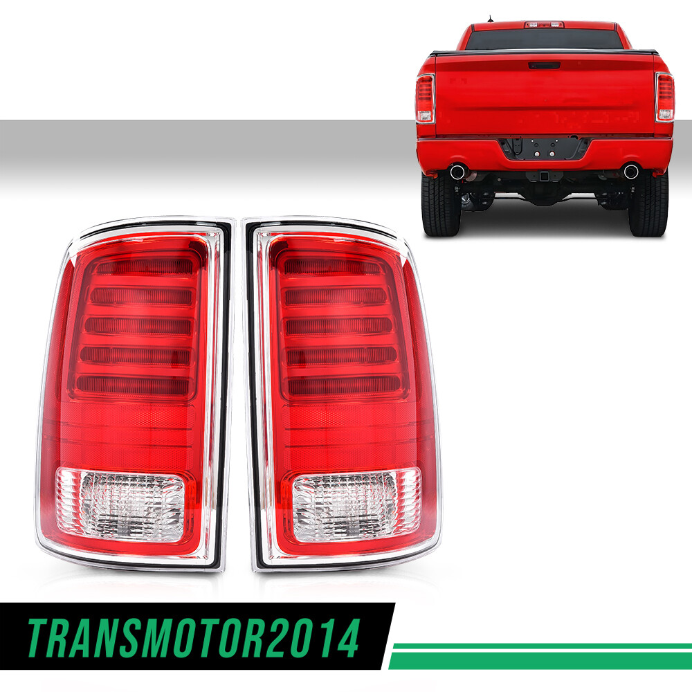 Rear LED Tail Lights Lamp Pair Fit For 2013-2018 Ram 1500 2500 3500 LH & RH