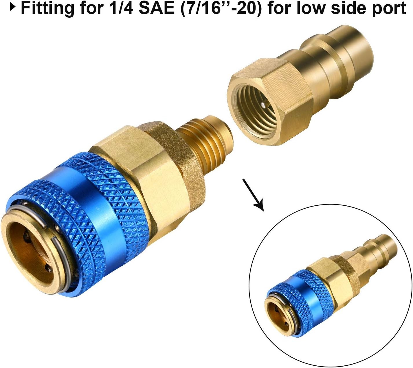 Bullet Piercing Valve Kit with Dust Cap Converts R12 to as pictures shown
