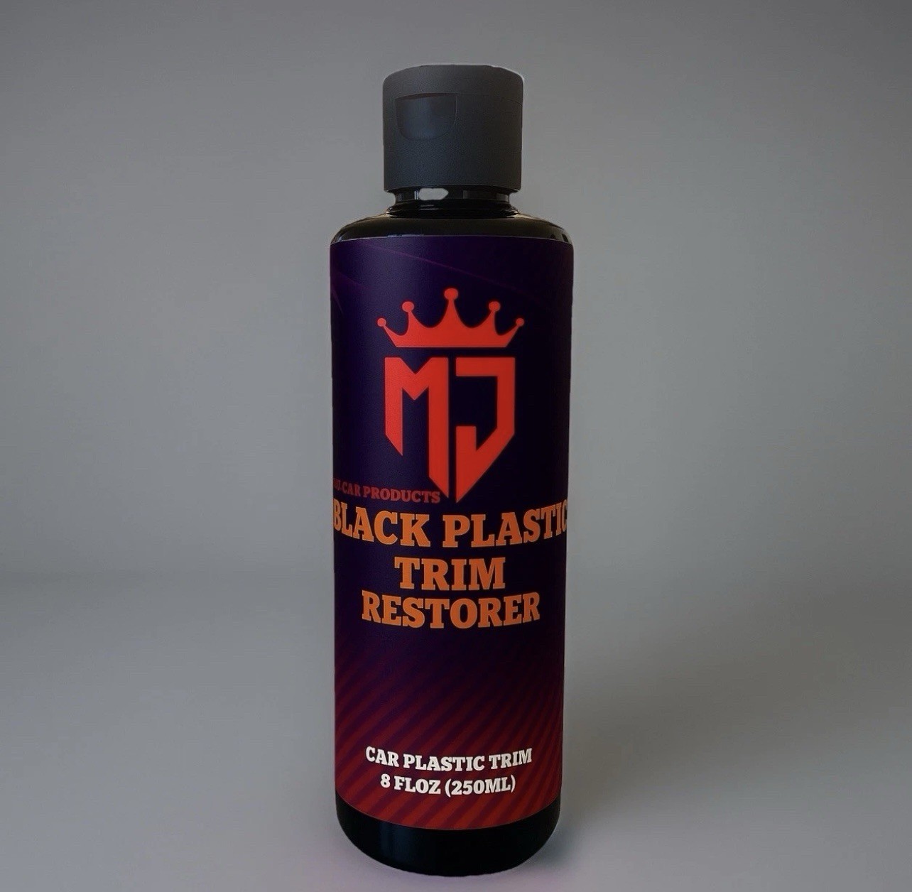 MJ Black Plastic Trim Restorer. Glossy and protected for over 6 months!