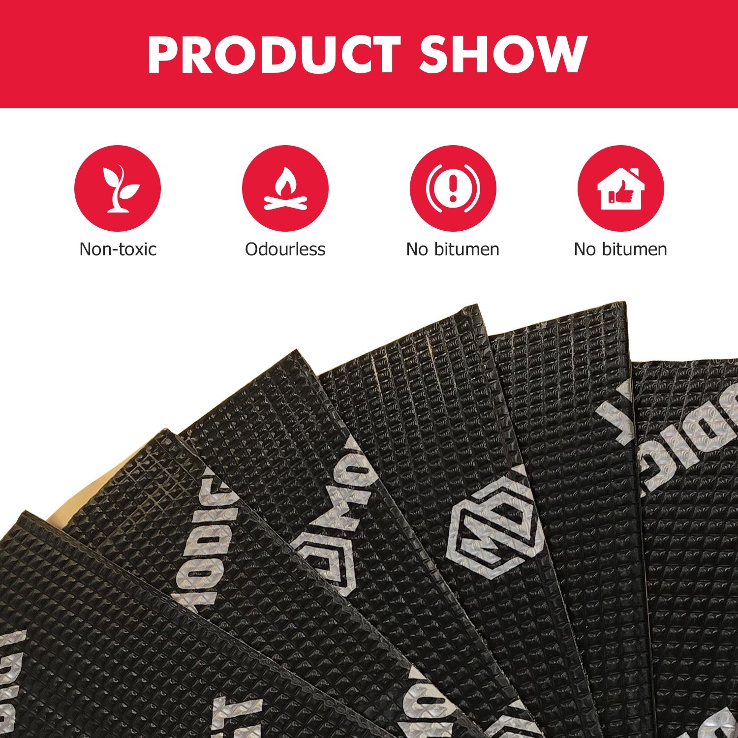 Self-Adhesive Heat Shield Car Sound Proofing Deadening Butyl Insulation Mat
