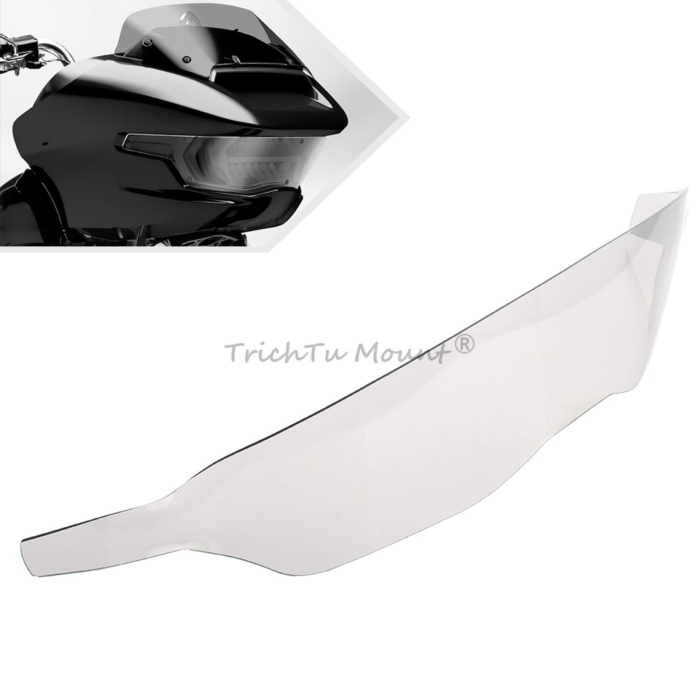 For Harley Touring Road Glide FLTRX 2024-2026 Light smoke Headlight Guard Cover