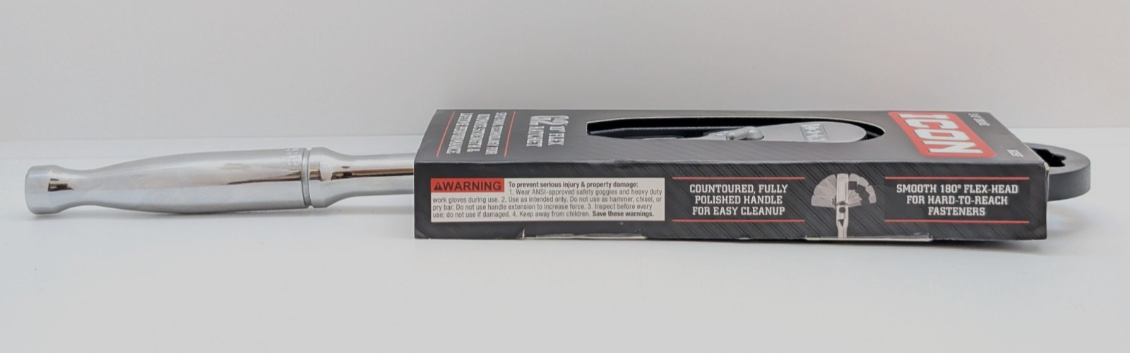 ICON G2 3/8″ Drive 10″ Flex Ratchet – R2SF – 70456 – NEW IN PACKAGING!