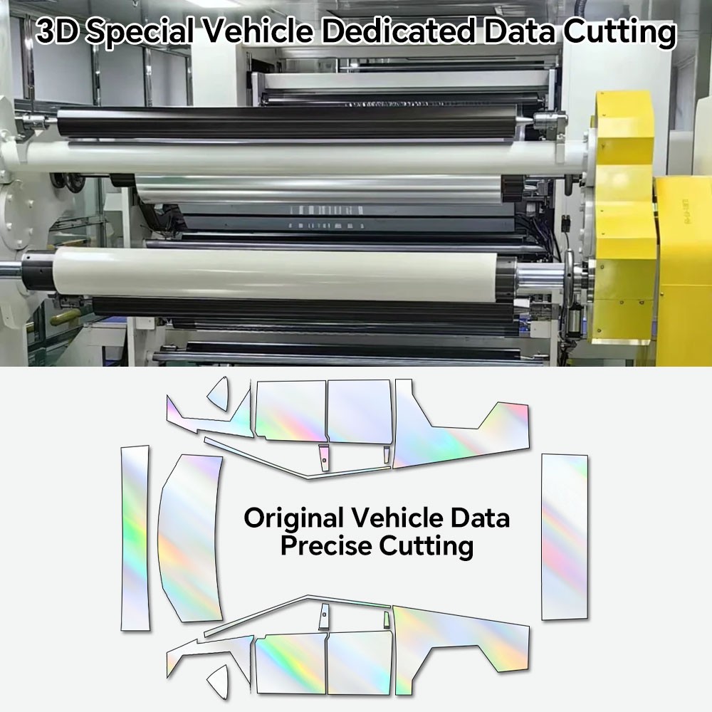 Cybertruck DIY PPF Paint Protection Film Wrap Color Change Gloss Pearl White NEW