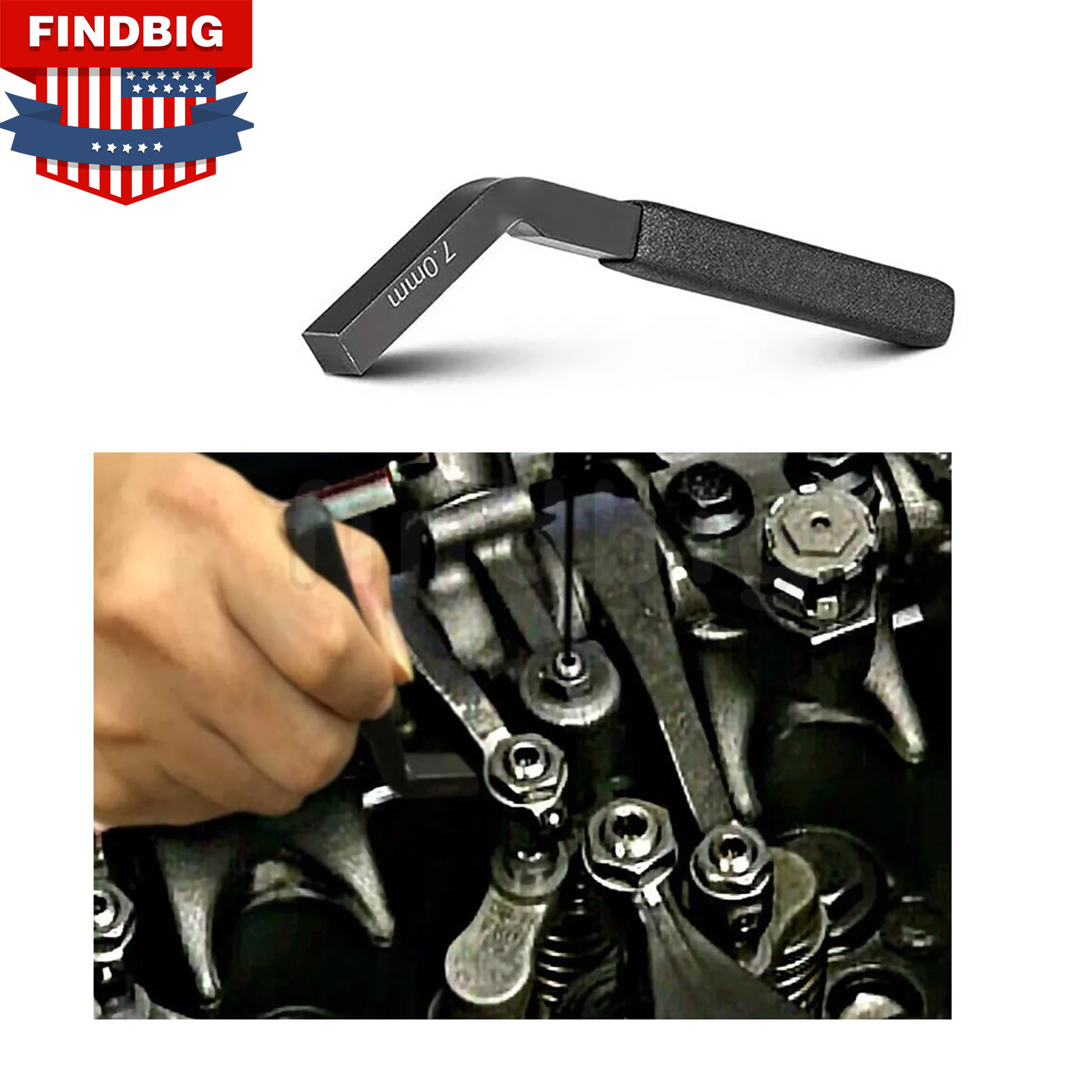 Engine Brake Adjustment Tool 7MM For Cummins ISX Brake Feeler Gauge 3163530