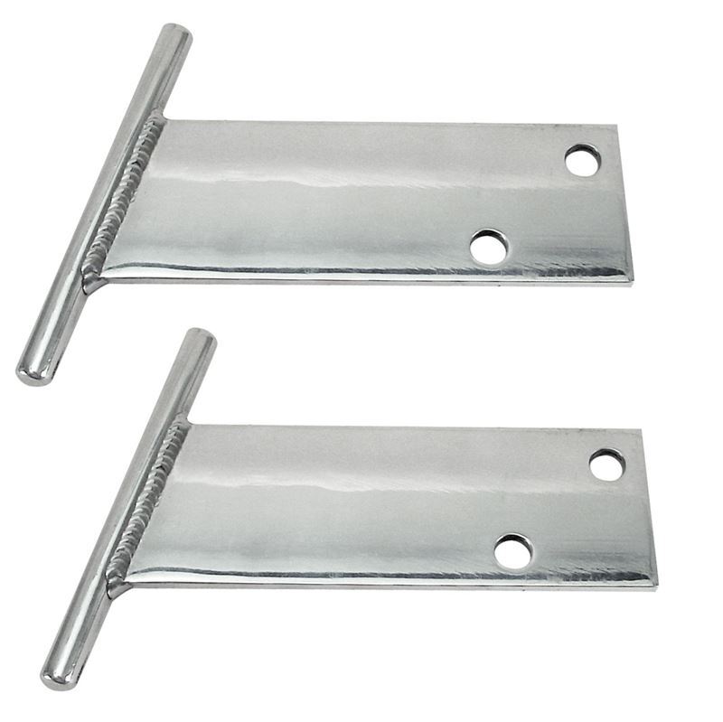 Vw Bug Chrome Steel Cal look T-Bars, Fits 1968-1973 Beetle Front Or Rear Sold As