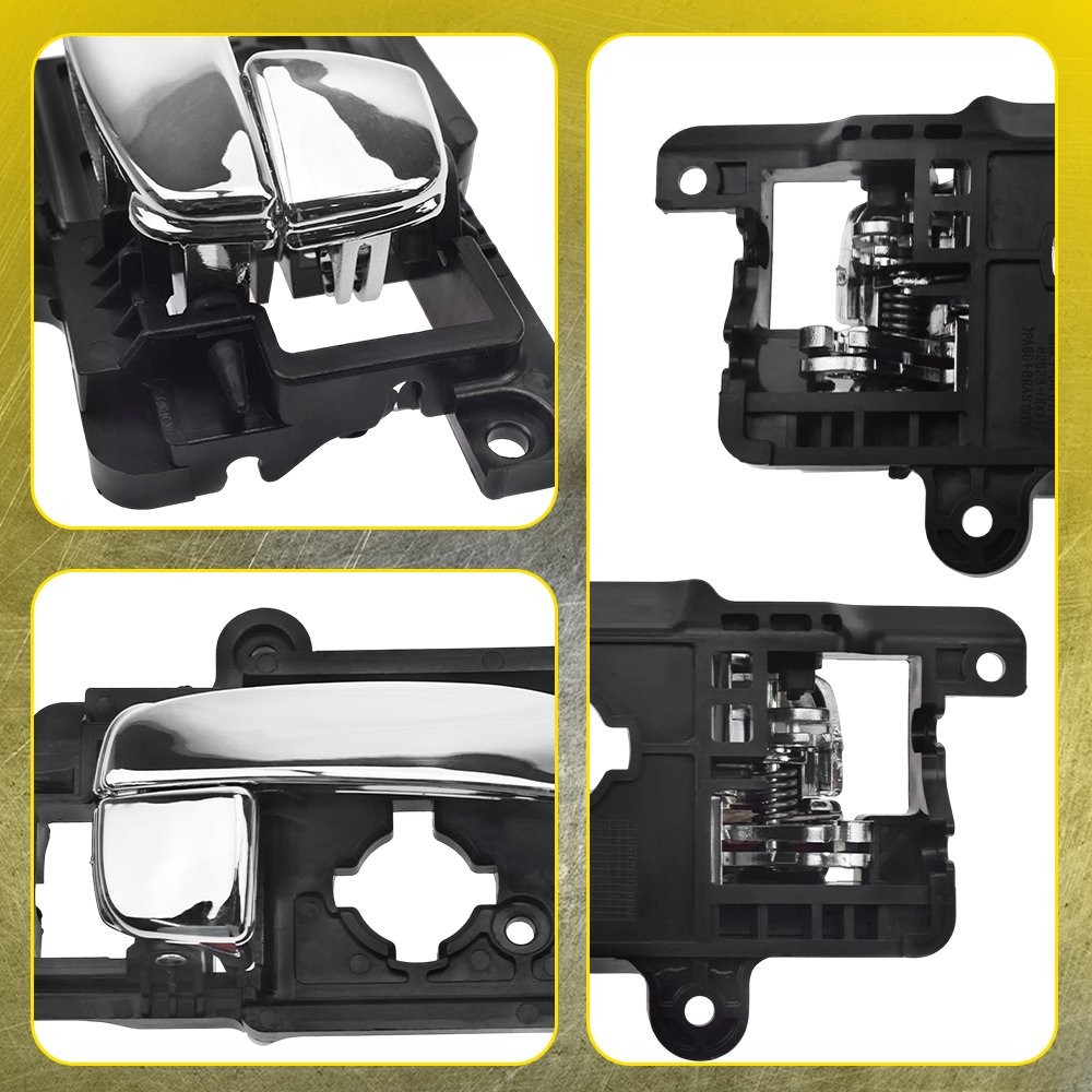 Front Rear Left Right Interior Door Handle Set For Hyundai Elantra 2007-2010