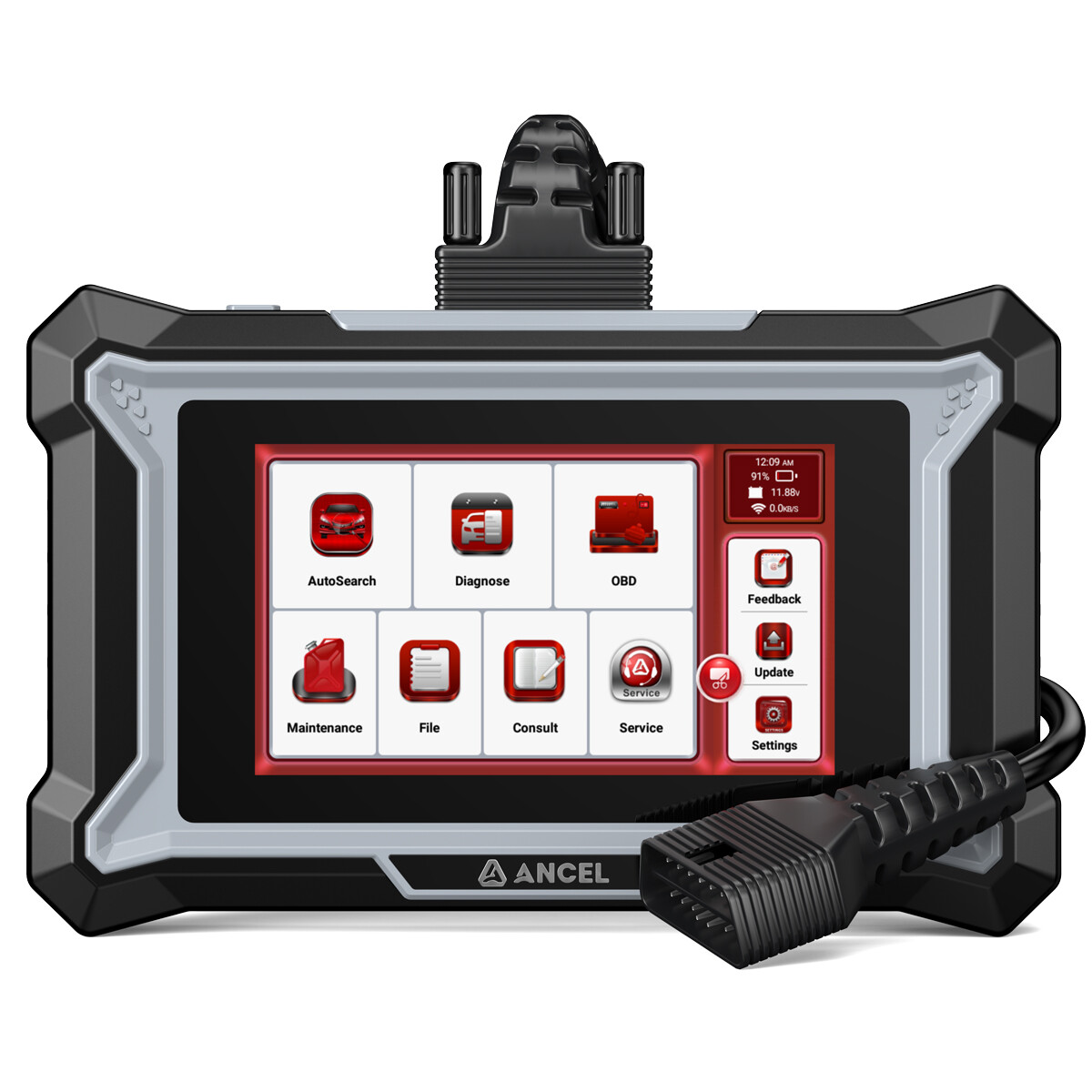 Auto OBD2 Scanner Bluetooth Diagnostic Tool All System ABS SRS TPMS Code Reader