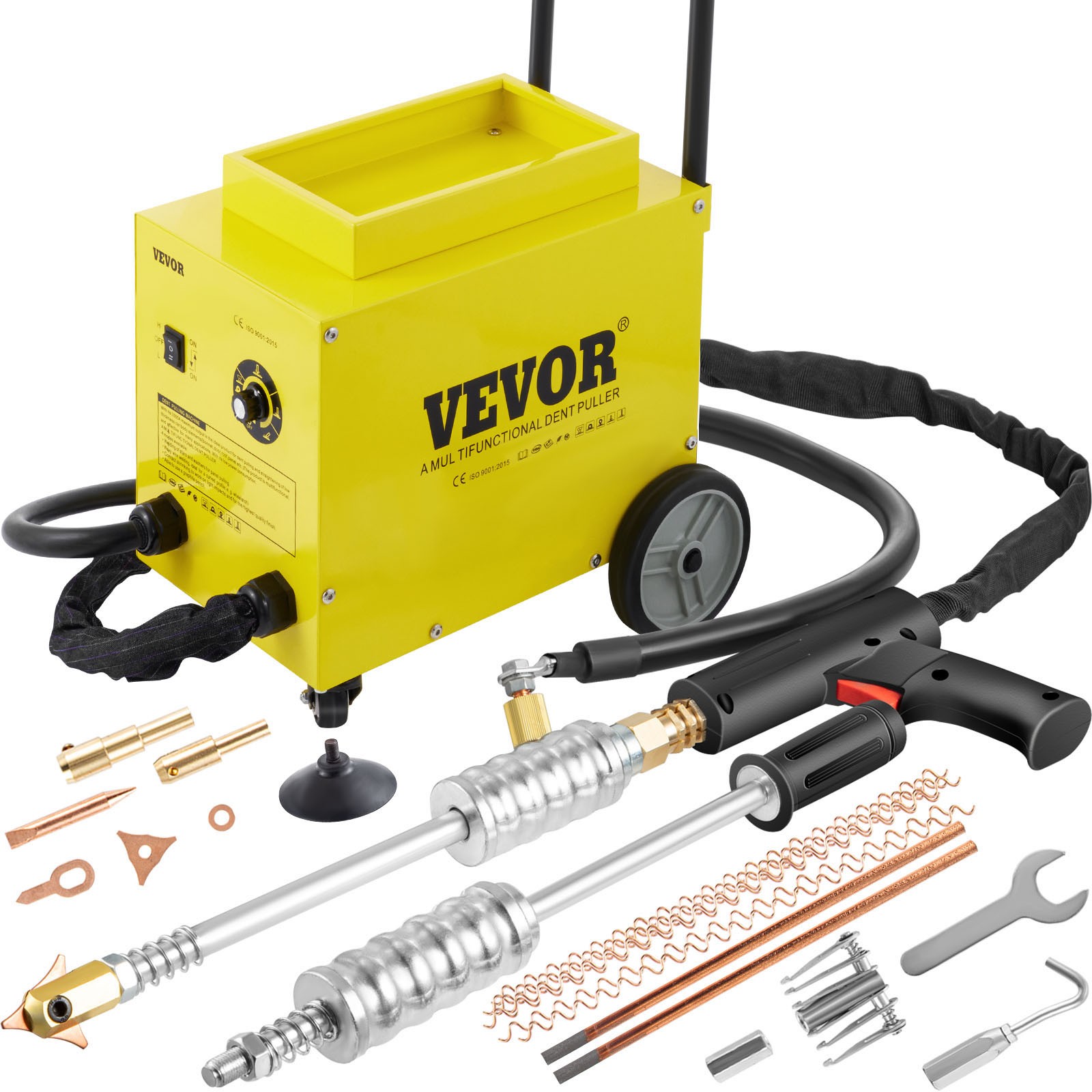 4.5KVA Dent Puller Spot Welder 110V Vehicle Panel Dent Puller 0.1-1S 4 Modes