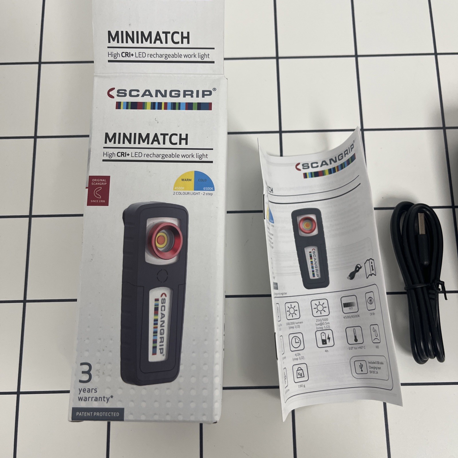 ScanGrip MiniMatch Auto Detailing LED Light – Scan Grip Rechargeable Hand Held