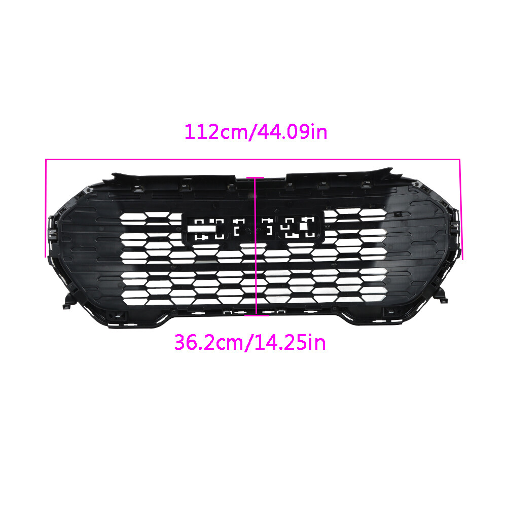 Compatible For GMC Terrain 22-23 Front Bumper Grille Chrome Without Camera Hole