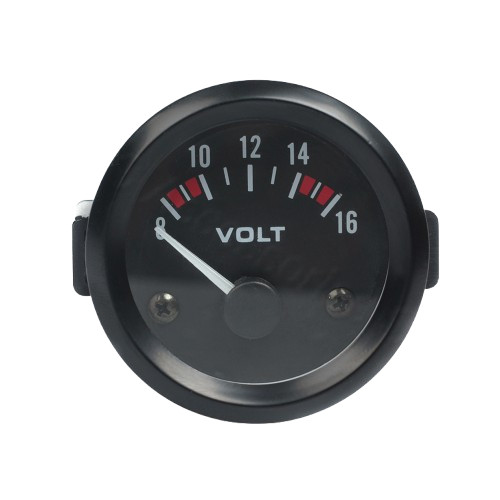 2″ 52mm 12V Car Voltage Gauge Meter 8-16V Analog Pointer Voltmeter Universal
