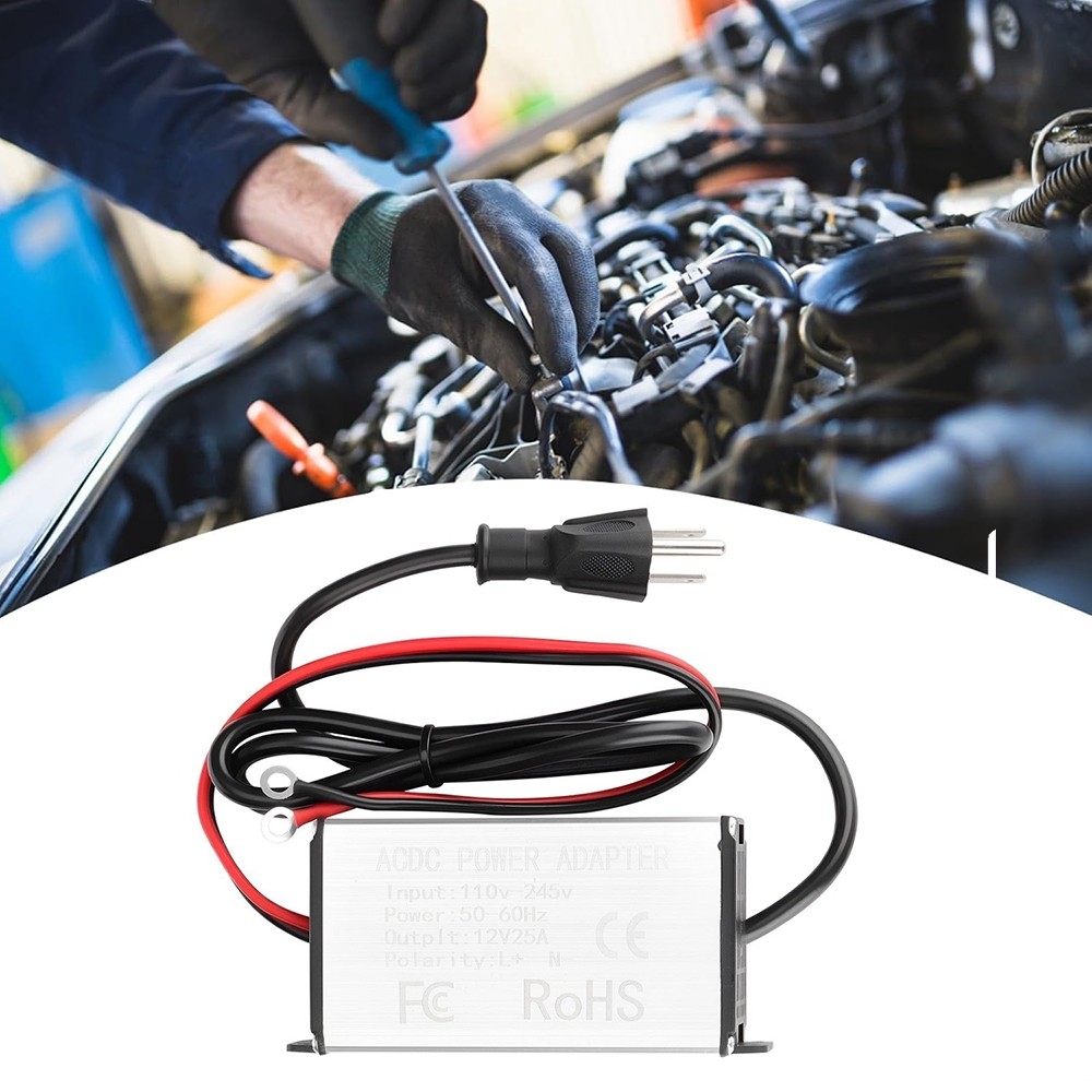 Power Converter 110v AC to 12v DC Stable Power Supply for RVs Campers SUV 300W