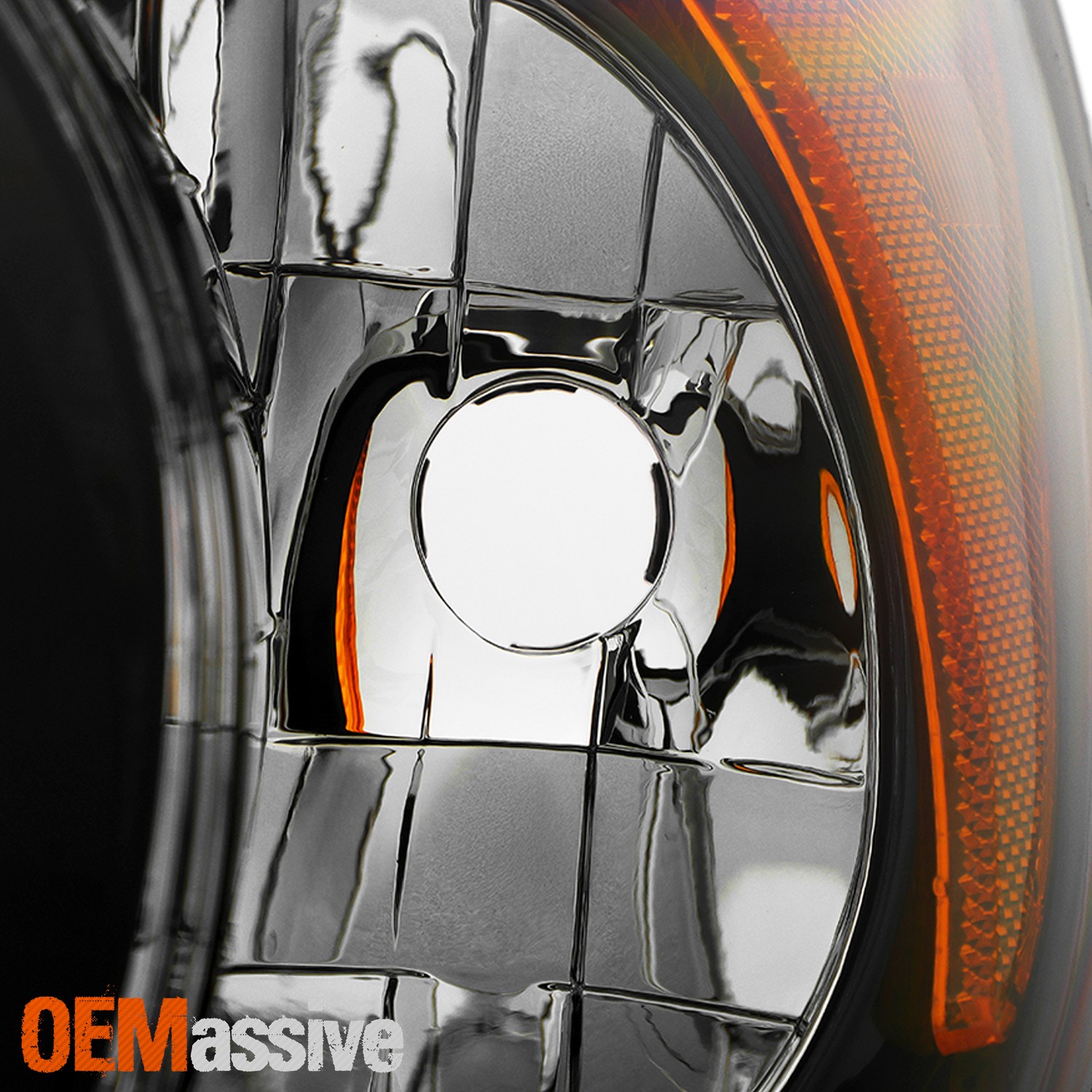 For 2006-2008 Subaru Forester [Halogen Type] Black Headlights Pair Left + Right