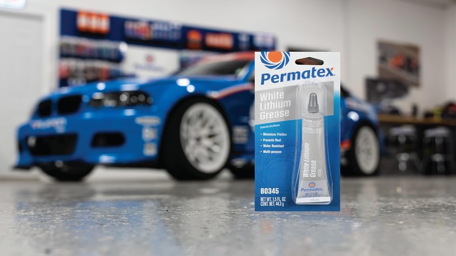 All-Purpose 1.5 oz. White Lithium Grease for Metal & Plastic Applications