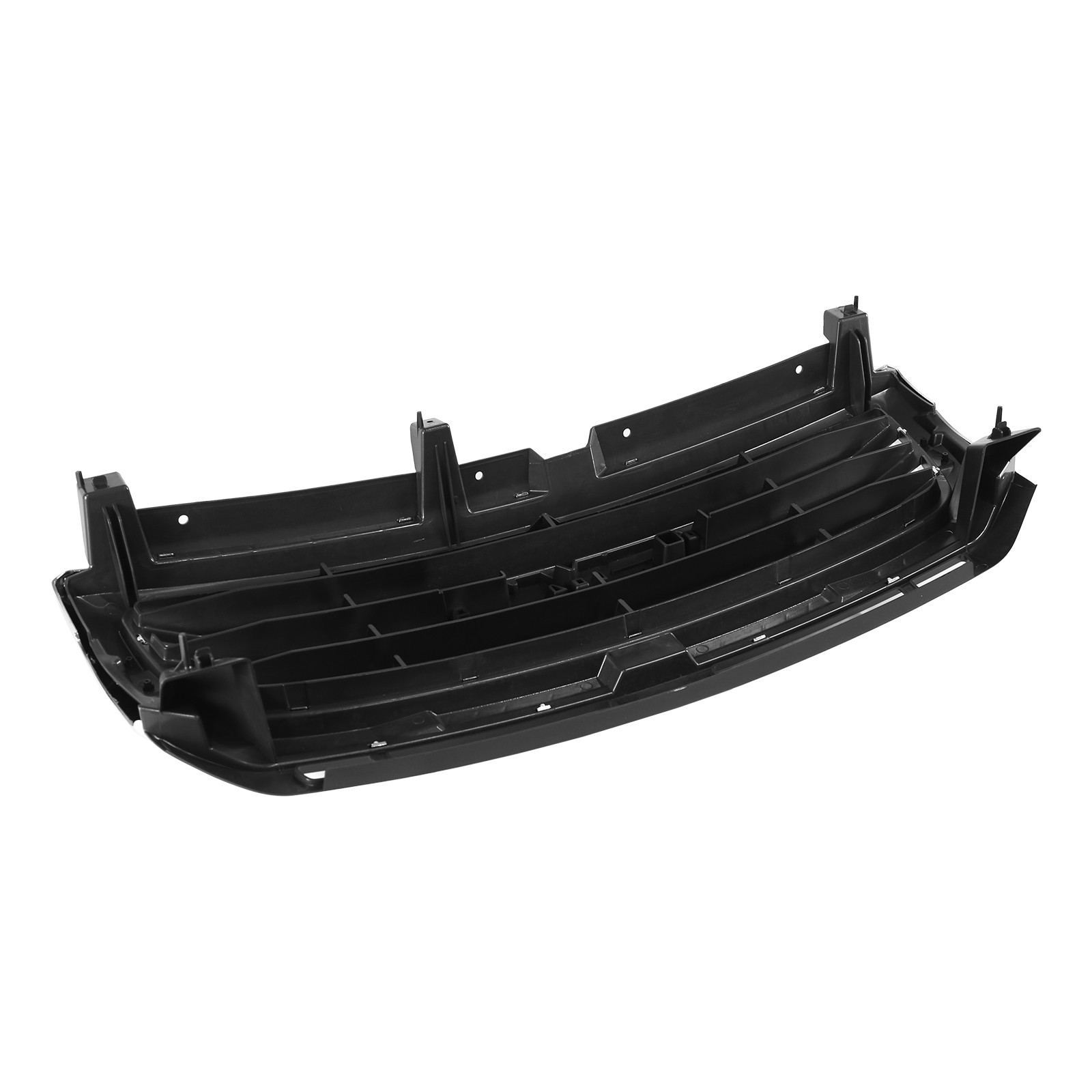 For GMC Sierra 2500/3500 HD 2003-2007 Front Upper Grille Black w/Chrome Shell