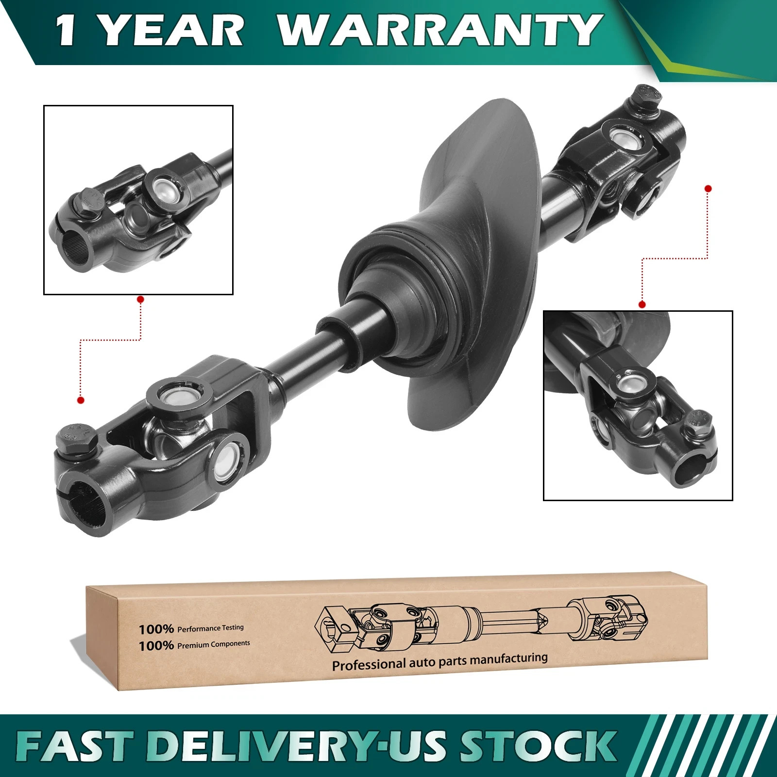 Intermediate Steering Column Shaft & Coupler for Cobalt G5 Ion Red Line 15800140