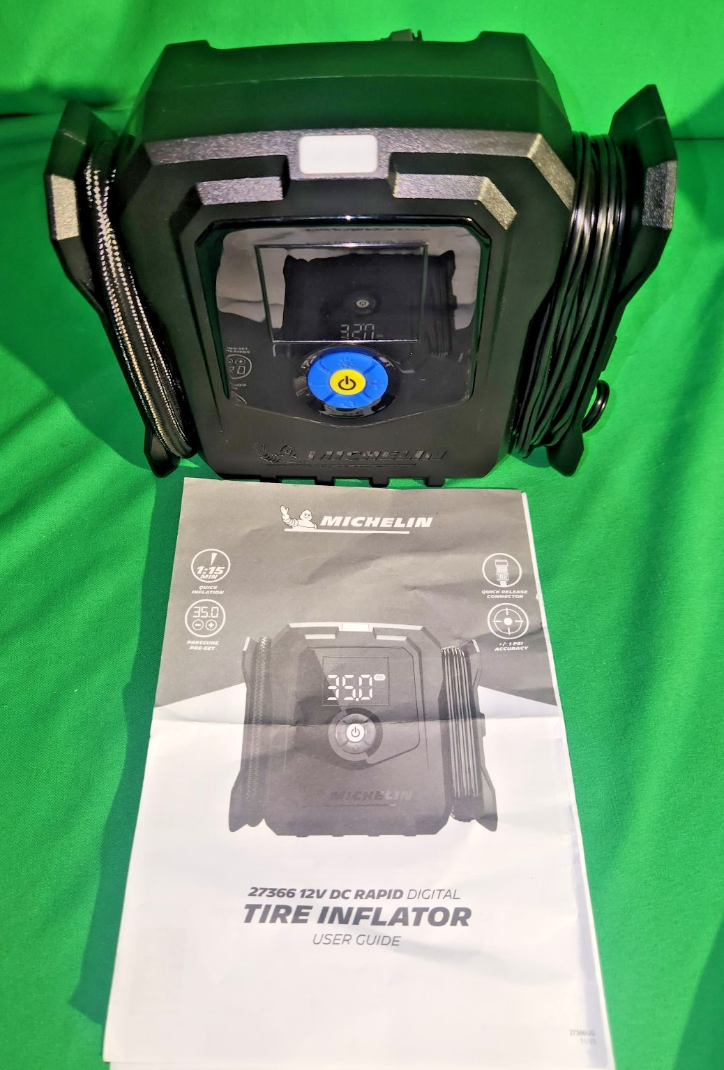 Michelin 27366 12v DC Rapid Digital Tire Inflator – Unused – No Box