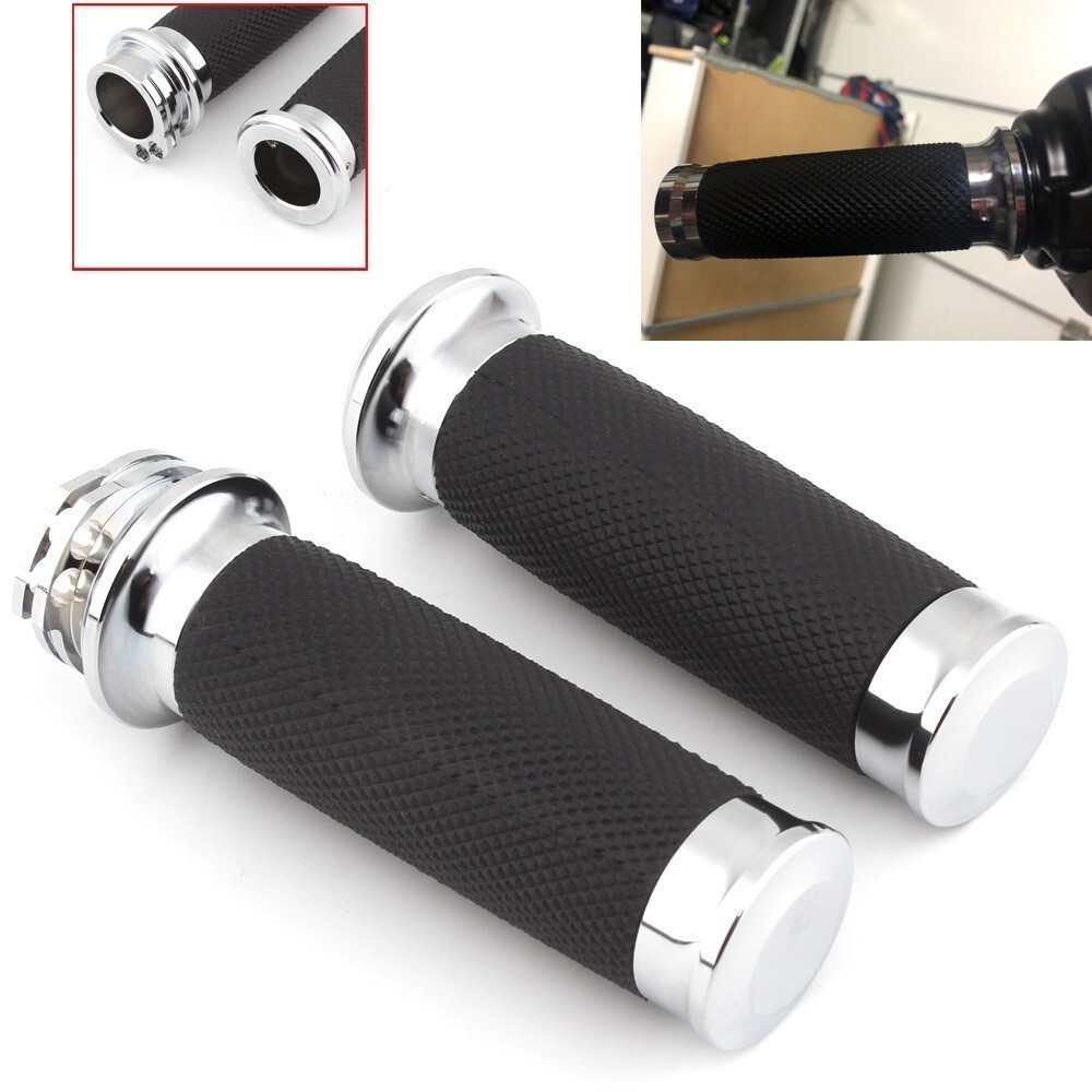 1″ Motorcycle Hand Grips For Harley Road King Glide Softail Sportster XL FXDCI